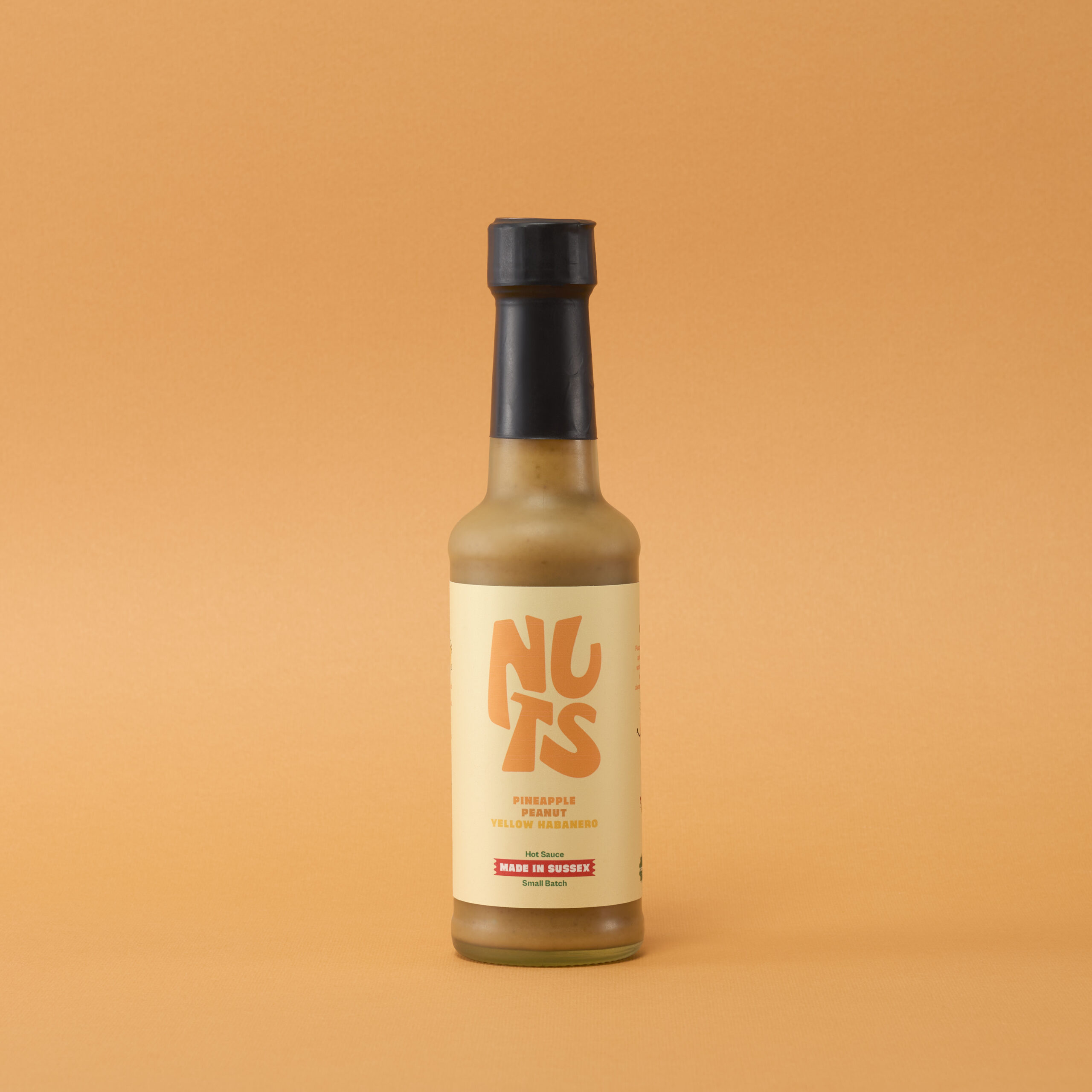 NUTS Hot Sauce - Pineapple, Peanut & Yellow Habanero - Image 2